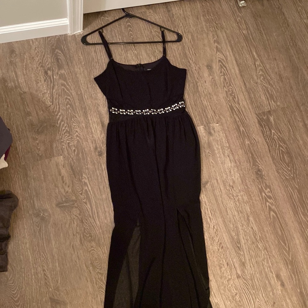 Black maxi  Dress sheer